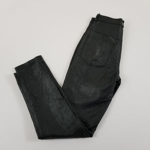Hugo Buscati Vintage Leather Skinny Pants Sz 2